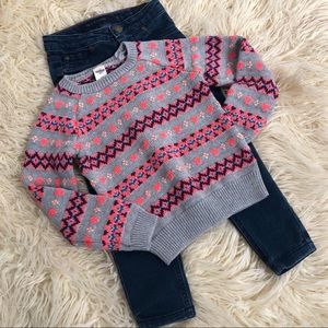 Tommy Hilfiger Skinny Jeans + OshKosh Sweater